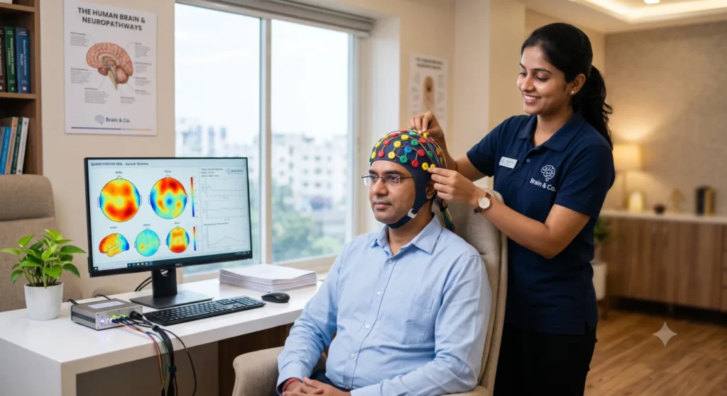 QEEG brain mapping for anxiety